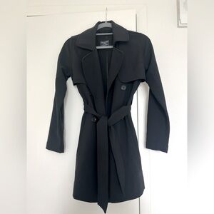 Abercrombie & Fitch Black trench coat
